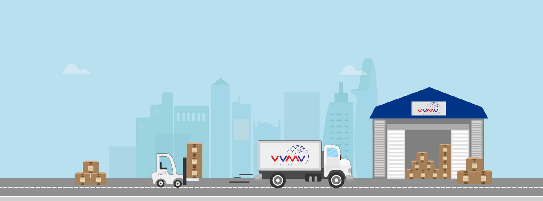 Logistics background